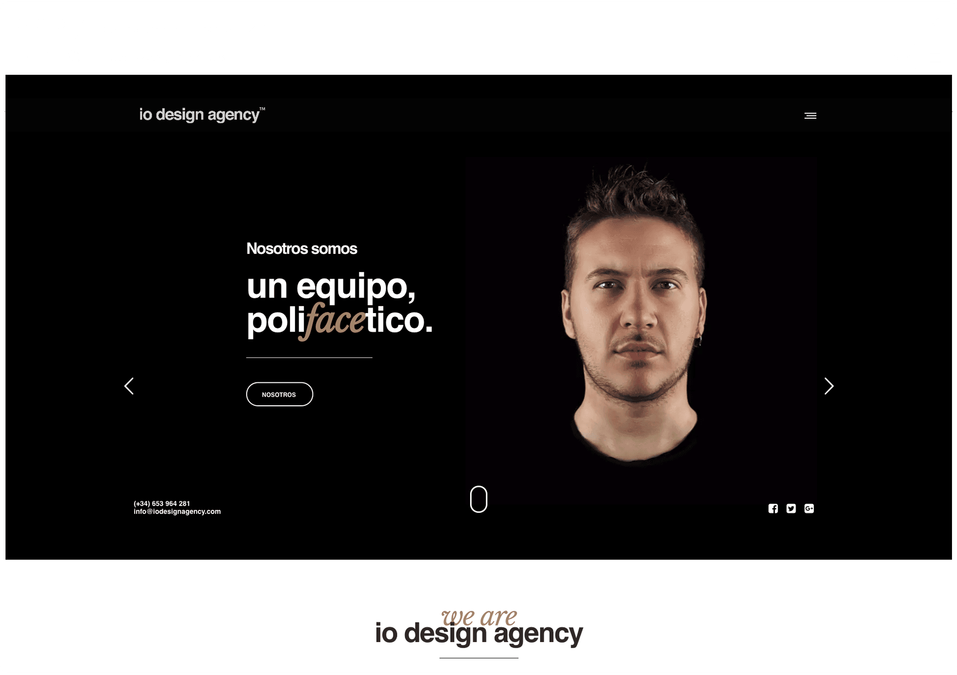 Proyecto io design agency - Jose Antonio Sanchez